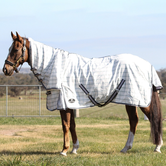 Dual Weave Diamond Ripstop Cotton Combo Horse Rug
