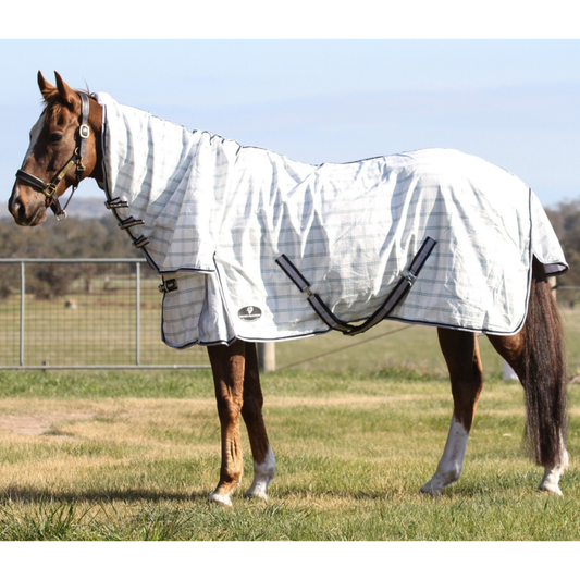 Dual Weave Diamond Ripstop Cotton Combo Horse Rug