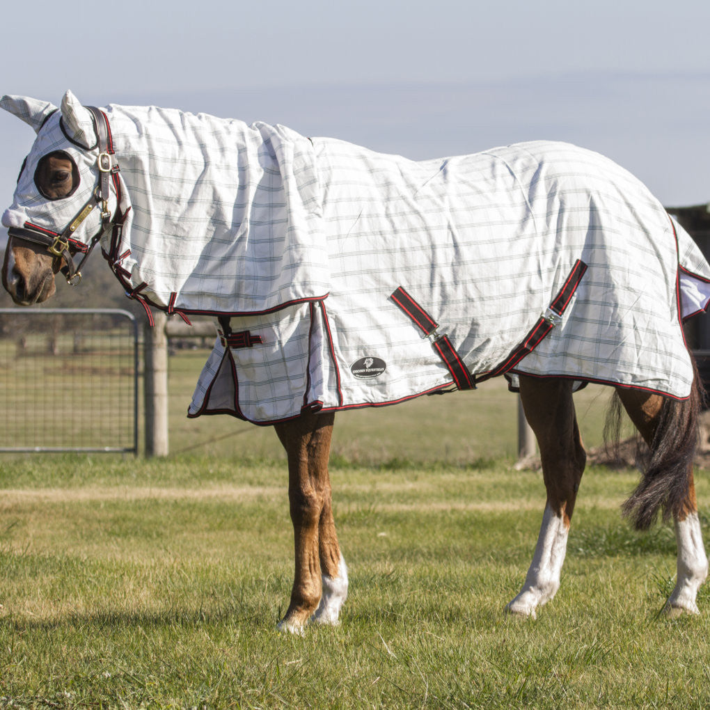 Unicorn Hooded Diamond Ripstop Cotton Horse Rug